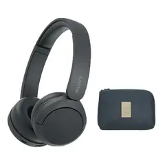 SONY - WH-CH520 Auriculares Inalámbricos Bluetooth Negro y estuche