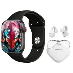 LENOVO - Audífonos XT61-Blanco y Toumi S9 PRO-B Watch Reloj inteligente