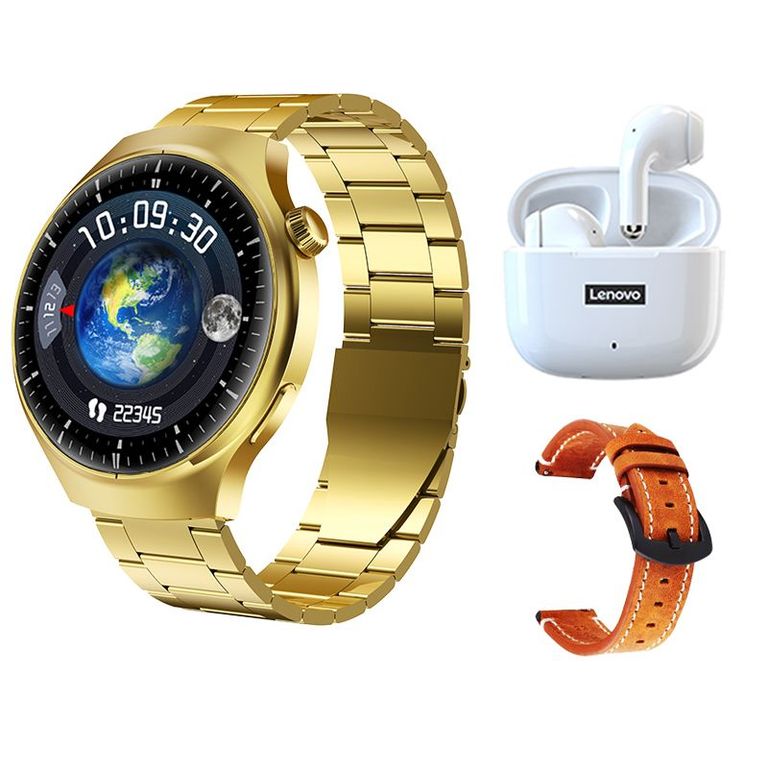 LP40 Pro De Audífonos-Blanco y Toumi GT-A-G Reloj inteligente