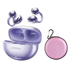 LENOVO - Audífonos TA140 Tws Auriculares Bluetooth 5.4-Morado Y Estuche