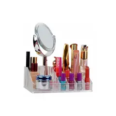 OEM - Organizador de Cosmeticos Maquillaje Acrílico Labiales con Espejo