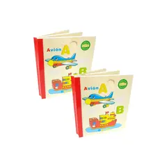 GENERICO - Libro Abecedario Rompecabezas De Madera x 2 Unidades