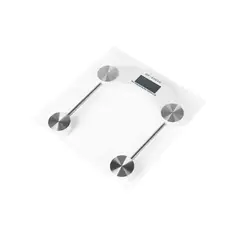 GENERICO - Balanza digital de vidrio CUADRADA 180kg