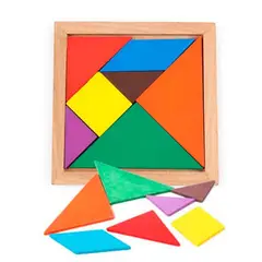 GENERICO - Juguete Didáctico Tangram de Madera