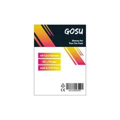 GOSU - FUNDA PREMIUM 70X95MM 64PCS TACO GATO CABRA QUESO PIZZA