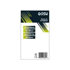 GOSU - FUNDAS PREMIUM 70 X 120 MM FOR BOARDGAMES 100 PCS