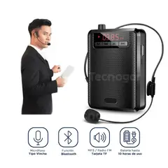SEISA - Amplificador de Voz Portátil con Micrófono con Vincha Recargable