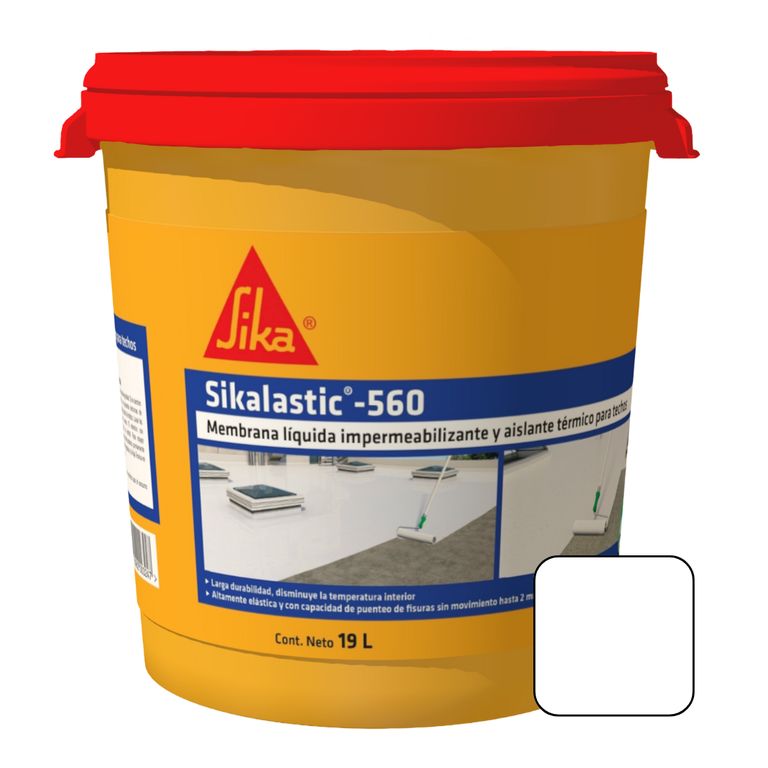 Membrana Impermeabilizante y térmico Sikalastic 560 Blanco 19L