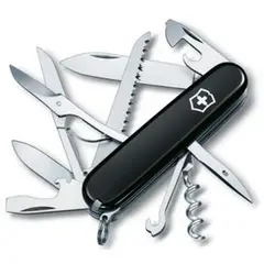 VICTORINOX - Navaja Huntsman Camuflada - Plateado - Negra