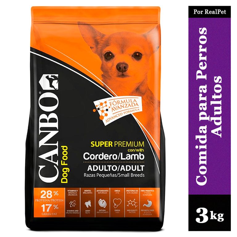 Comida para Perro Adulto Pequeño Cordero 3 kg