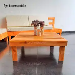 GENERICO - Mesa de centro LUCAS de palets reciclados