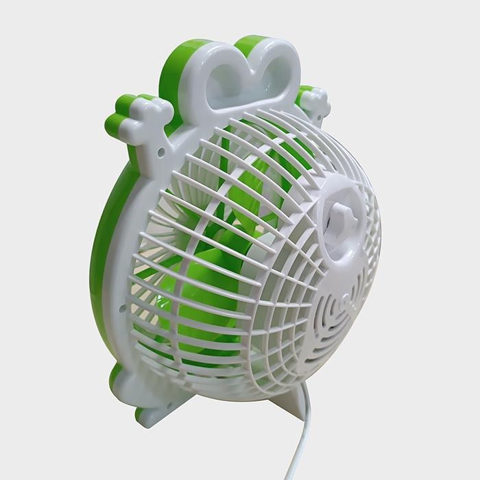 Ventilador de Escritorio Electrico Kawaii Sapito Verde