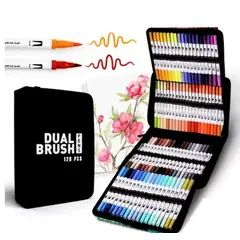 DUAL - BRUSH 120 PIEZAS PROFESIONALES