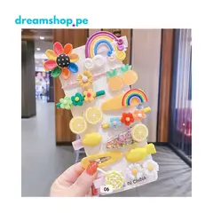 GENERICO - GANCHOS PARA CABELLO DE NIÑAS - X14 PIEZAS