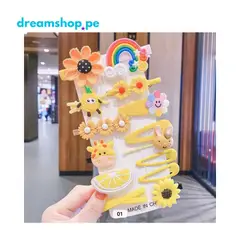 GENERICO - GANCHOS PARA CABELLO DE NIÑAS - X14 PIEZAS