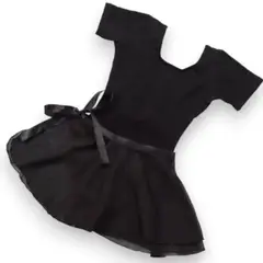 GENERICO - CONJUNTO TRAJE DE BALLET DE ALGODON CON FALDA ENVOLVENTE - NIÑAS