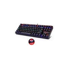 REDRAGON - Teclado mecanico kumara k552 rainbow español - negro