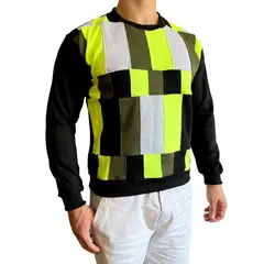 GENERICO - Polera Hombre manga corta diseño Multicolor