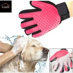 GENERICO - GUANTE QUITA PELOS PARA MASCOTAS - FUCSIA