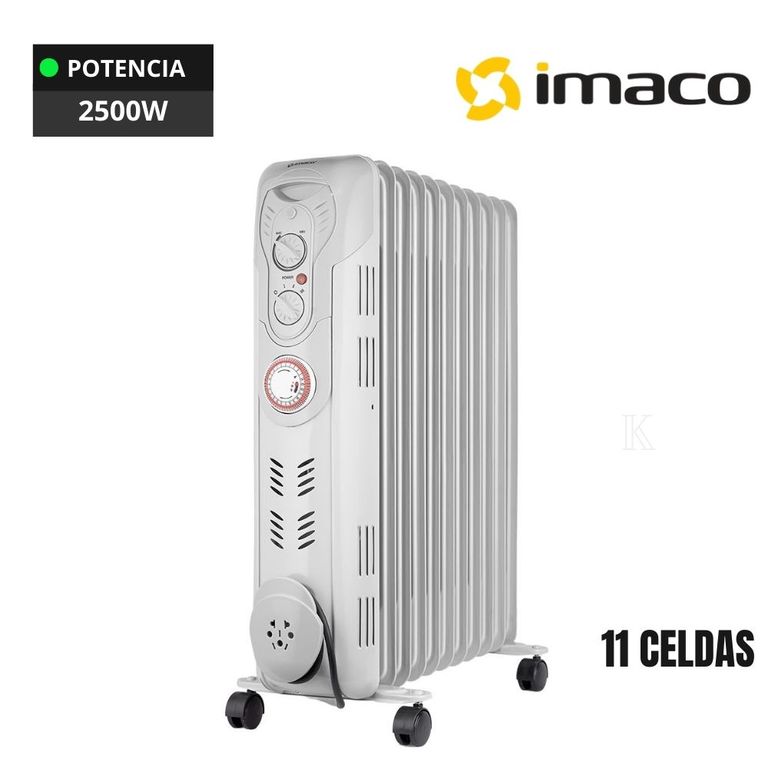 Estufa Termoradiador de 11 Celdas Blanco