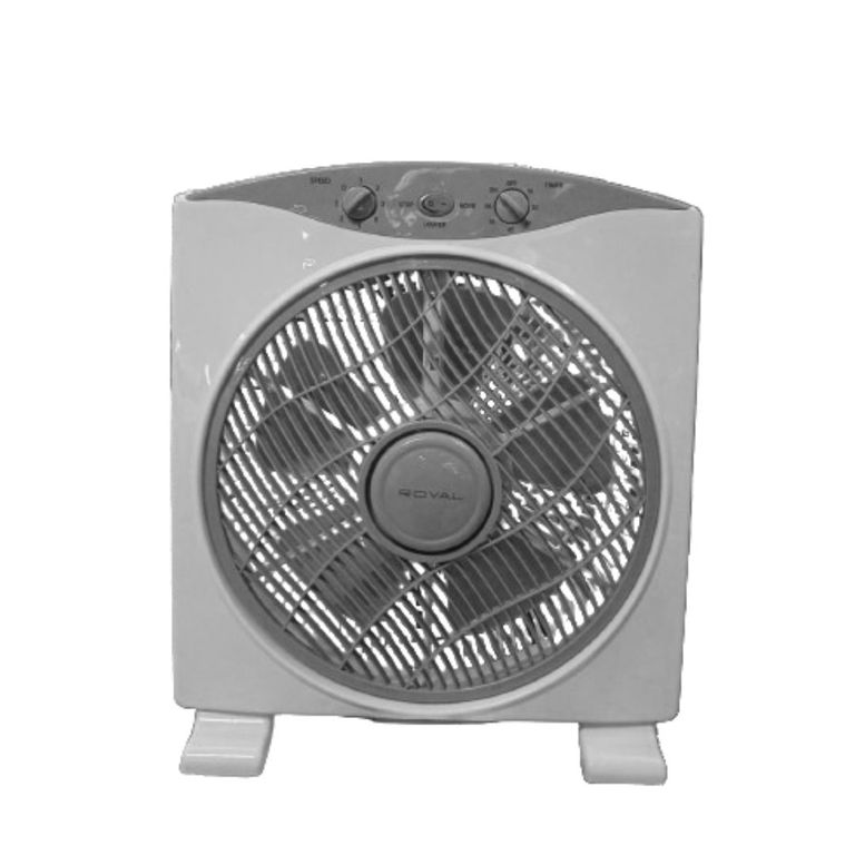 Ventilador Cuadrado de Mesa 12" 3 Velocidades con Timer