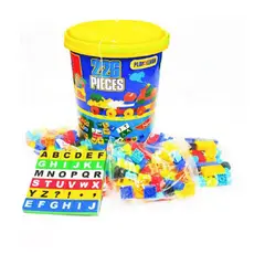 GENERICO - Juego Educativo Balde De Bloques Didácticos