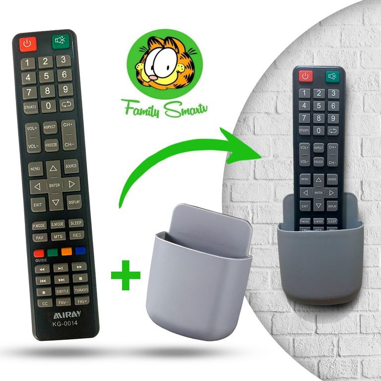 Control Remoto Miray para Smart Tv + Soporte Multicional