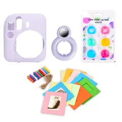 GENERICO - PROTECTOR DE SILICONA MINI 12 + SELFIE+ PORTAFOTOS + FILTROS