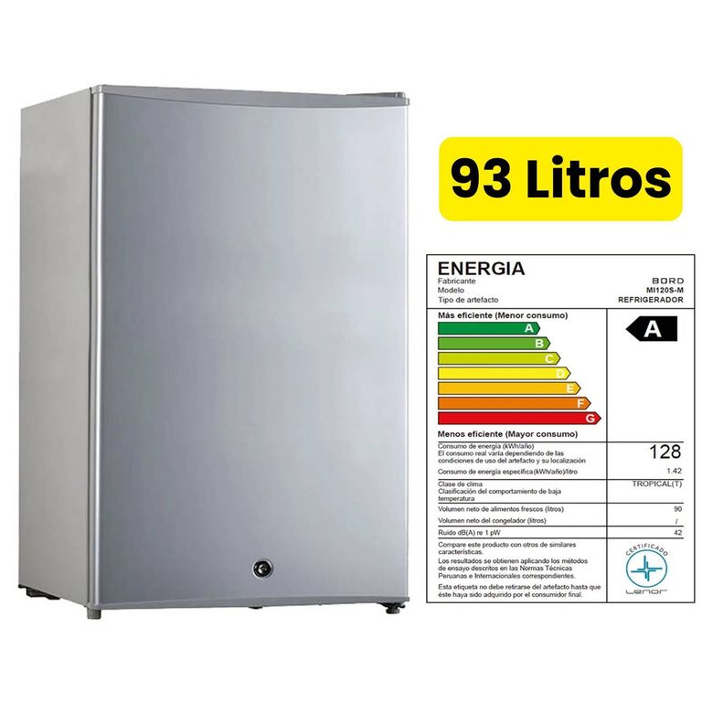 FRIGOBAR 93 LT MI120S-M - SILVER