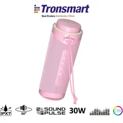 TRONSMART - T7 Parlante Portatil Bluetooth 5.3 Acuatico 360° - Rosado