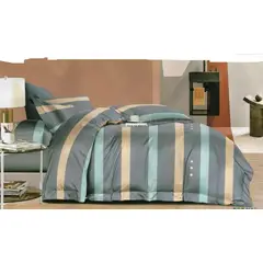 MINGDA - Set de Edredón 2 Pz+ Juego de Sábanas + Funda 100% ALGODON