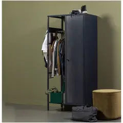 VENTITAS HOME - Perchero Industrial Koreo Negro