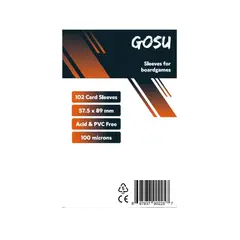 GOSU - FUNDAS PREMIUM 57.5 X 89 MM FOR BOARDGAMES 102 PCS