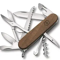 VICTORINOX - - Navaja Unisex Huntsman - Madera