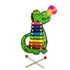 GENERICO - Juguete Musical Xilófono Dinosaurio De Madera