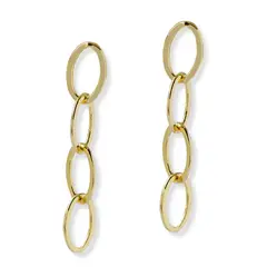 AMBAR JOYERIA - Arete Entrelazado Nina Golden