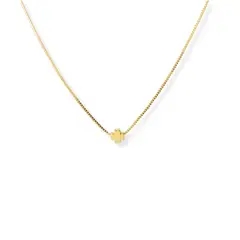 AMBAR JOYERIA - Gargantilla mini Trebol LAMINADO EN ORO