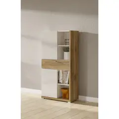 TU MESITA - Aparador Alto Moderno Lars color BlancoDuna