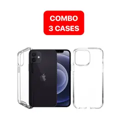 SPACE - Combo Case Para Iphone 12 Mini Transparente