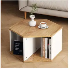 TU MESITA - Mesa de Centro Moderna Wanda con almacenamientos