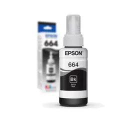 EPSON - Botella tinta 664 T664 negro serie L 100% original
