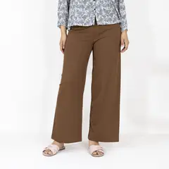 BHEVSK - Pantalón de algodón basico cacao