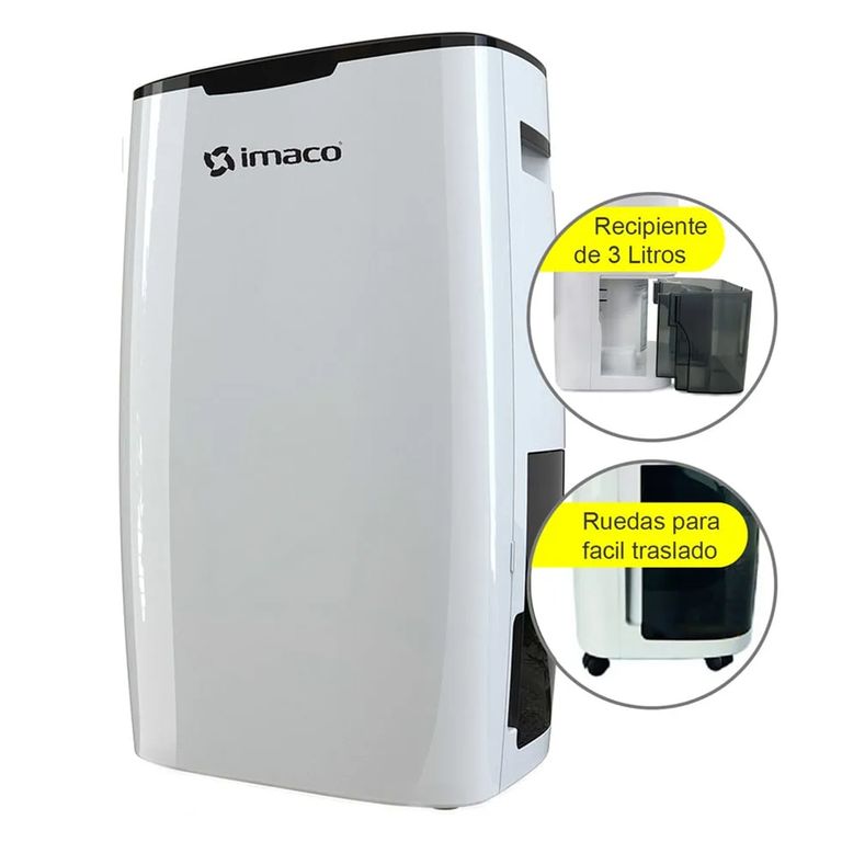 Deshumedecedor Digital Recipiente 3Lt DHE20