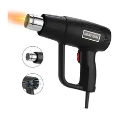 GENERICO - PISTOLA CALOR 2000W DERRITE CIRCUITOS AIRE CALIENTE DOBLA TUBOS