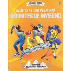 GENERICO - DEPORTES DE INVIERNO - LIBRO AVENTURAS CON PEGATINAS
