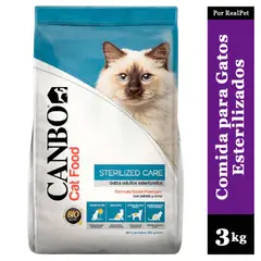 CANBO - Comida para Gato Adulto Esterilizado Sterilized 3 kg
