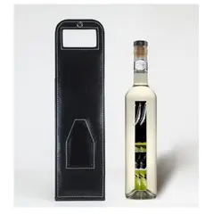 FERNANDA ROMERO JOYAS Y ACCESORIOS - Porta Botellas para Vino de Bio Cuero - Cosida a Mano