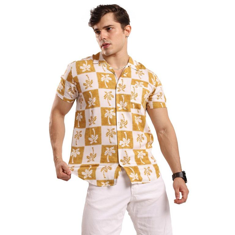 Camisa Hawaiana Hombre Hawaii Slim Fit