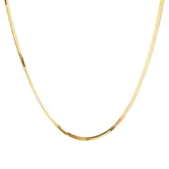 AMBAR JOYERIA - Cadena Plana S LAMINADO EN ORO