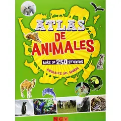 GENERICO - ATLAS DE ANIMALES CON STICKERS